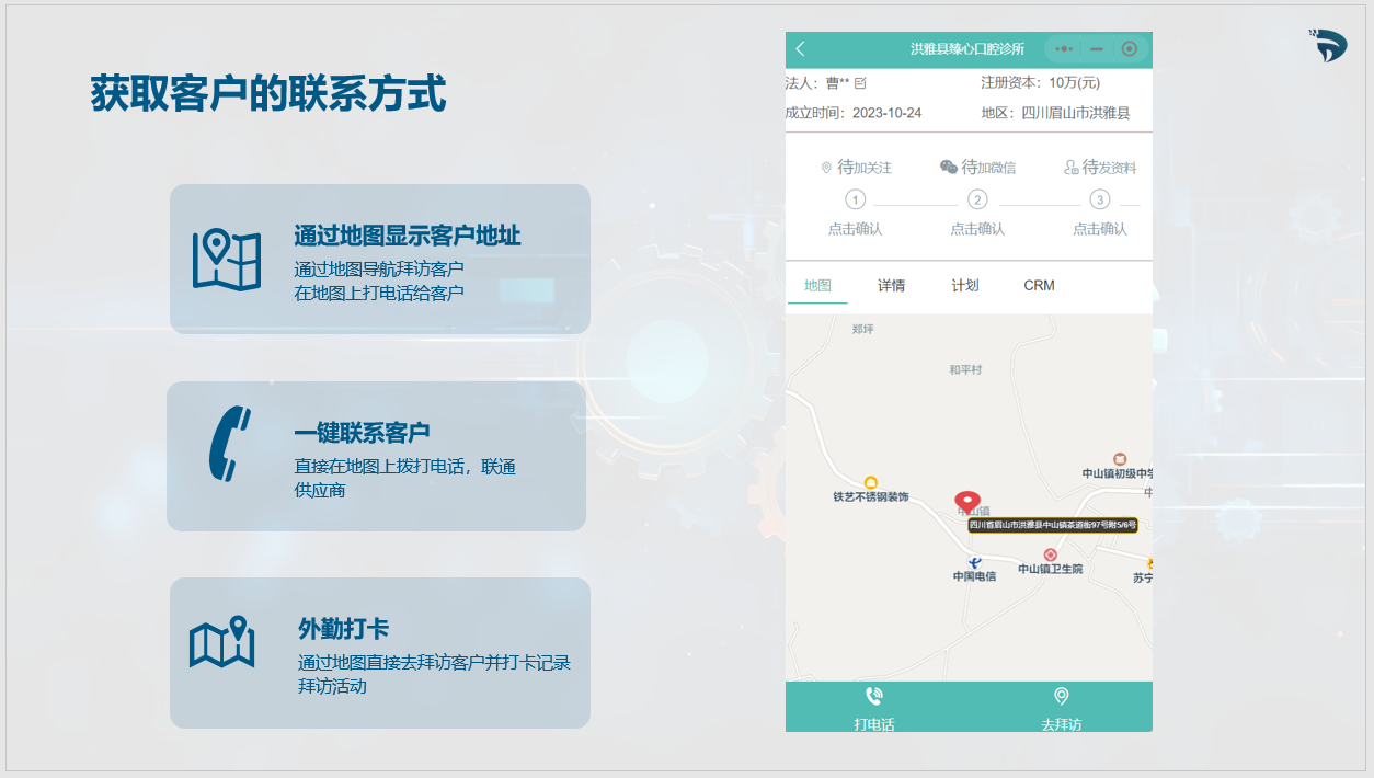 获取口腔诊所的联系方式 获取口腔诊所的联系方式